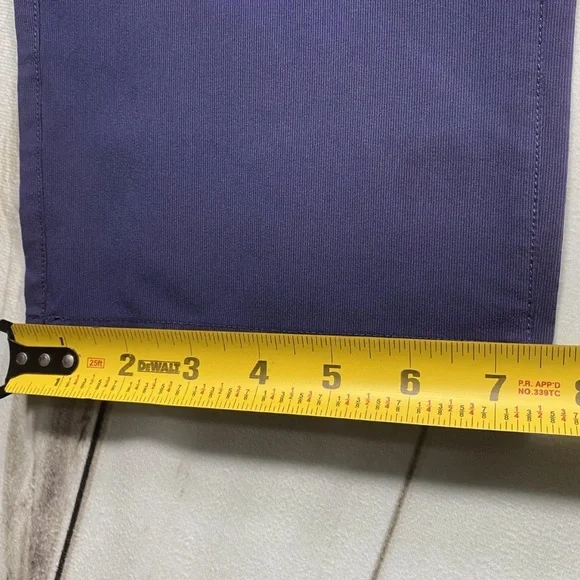 Vineyard Vines Fairway Pants Mens 33x30 Blue Stretch Golf Chinos 1P0254 - Picture 9 of 10